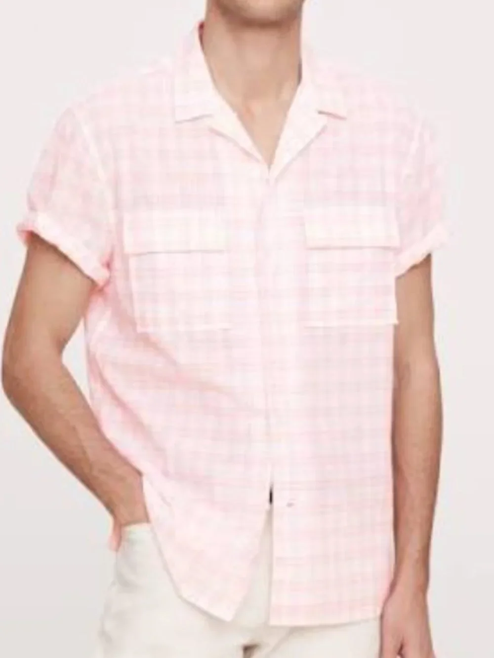 Banana Republic Standard-Fit Lightweight 100% Cotton Resort Shirt